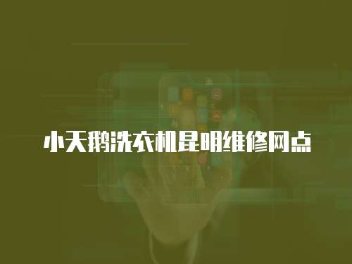 小天鵝洗衣機昆明維修網點