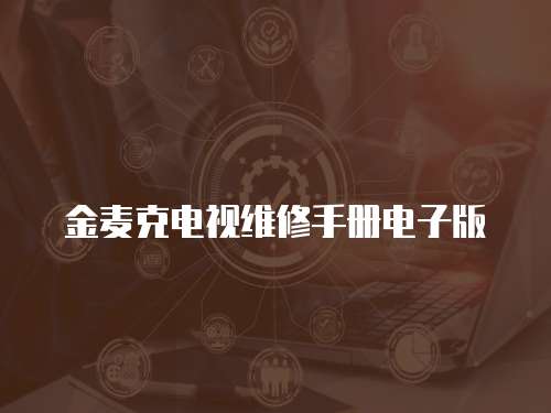 金麥克電視維修手冊電子版