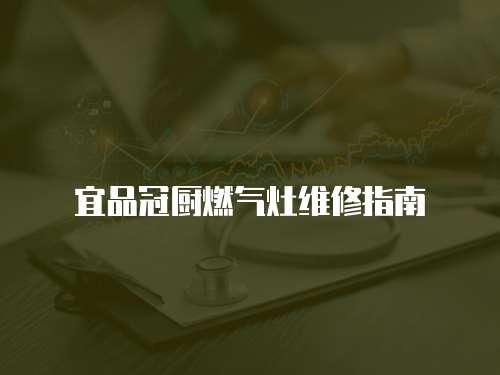 宜品冠廚燃?xì)庠罹S修指南