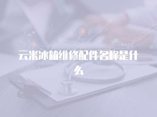 云米冰箱維修配件名稱是什么