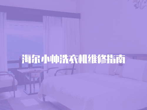 海爾小帥洗衣機(jī)維修指南