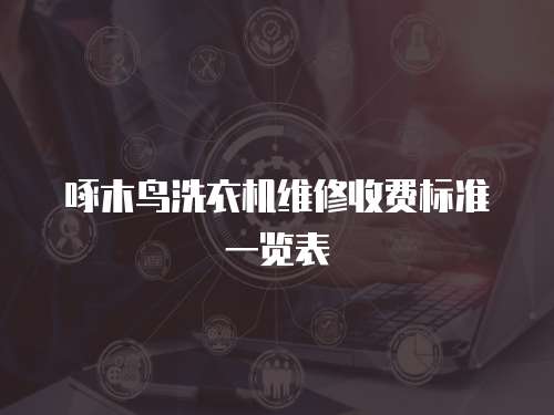 啄木鳥洗衣機(jī)維修收費(fèi)標(biāo)準(zhǔn)一覽表