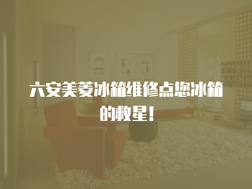 六安美菱冰箱維修點您冰箱的救星！