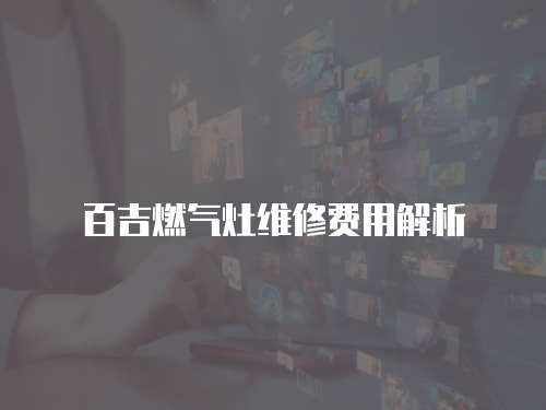 百吉燃?xì)庠罹S修費(fèi)用解析