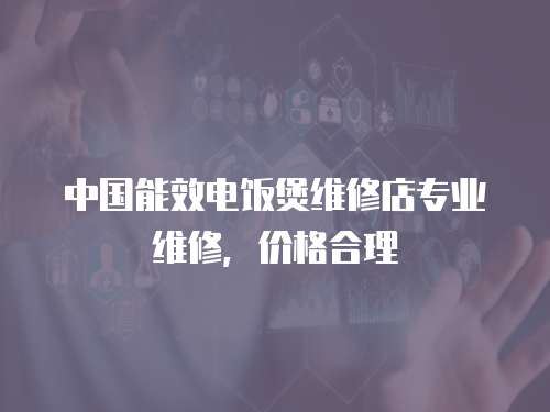 中國能效電飯煲維修店專業維修，價格合理