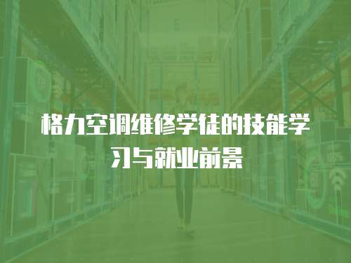 格力空調(diào)維修學(xué)徒的技能學(xué)習(xí)與就業(yè)前景