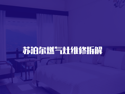蘇泊爾燃氣灶維修拆解