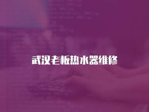 武漢老板熱水器維修