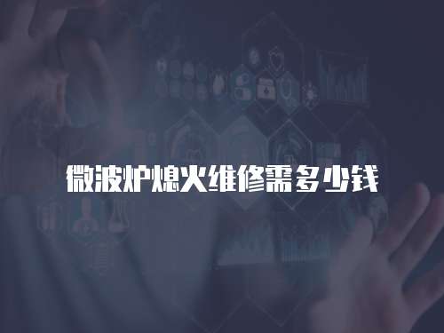 微波爐熄火維修需多少錢