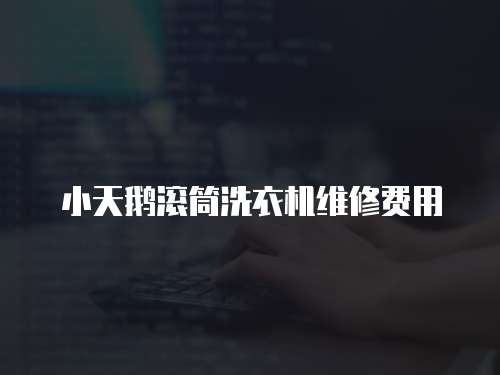 小天鵝滾筒洗衣機維修費用