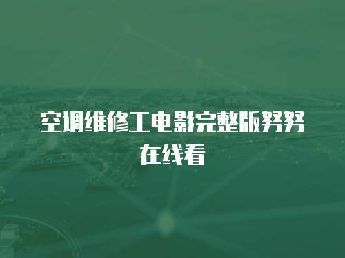 空調(diào)維修工電影完整版努努在線看