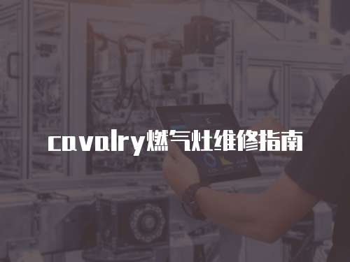 cavalry燃?xì)庠罹S修指南