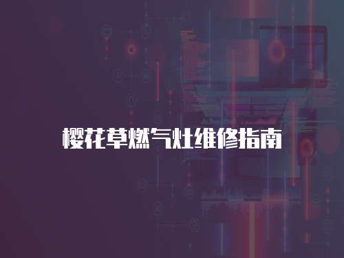 櫻花草燃氣灶維修指南