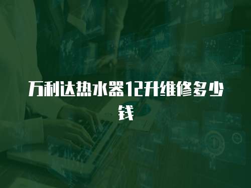 萬利達熱水器12升維修多少錢