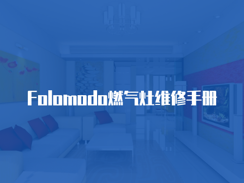 Folomodo燃氣灶維修手冊