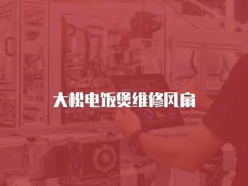 大松電飯煲維修風扇
