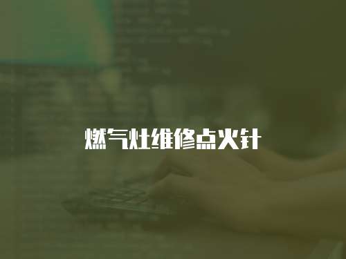 燃氣灶維修點火針