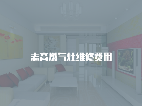 志高燃氣灶維修費用