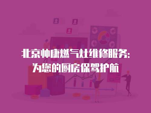 北京帥康燃氣灶維修服務：為您的廚房保駕護航