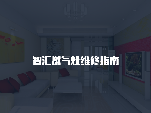 智匯燃氣灶維修指南
