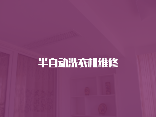 半自動洗衣機維修