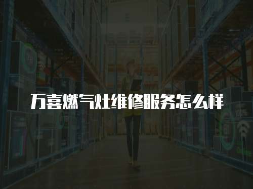 萬(wàn)喜燃?xì)庠罹S修服務(wù)怎么樣