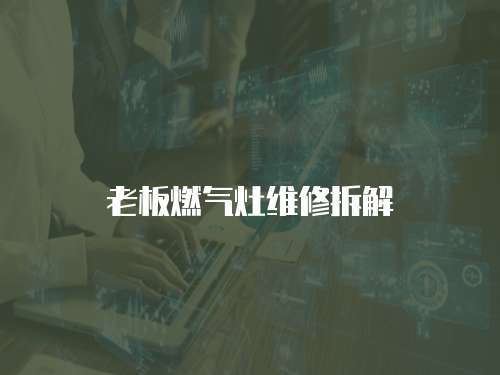 老板燃氣灶維修拆解