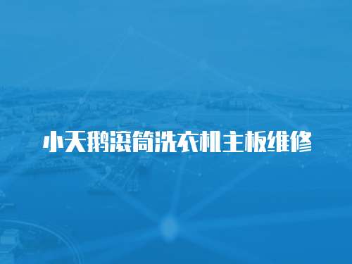 小天鵝滾筒洗衣機(jī)主板維修