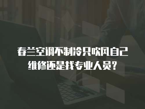 春蘭空調不制冷只吹風自己維修還是找專業人員？