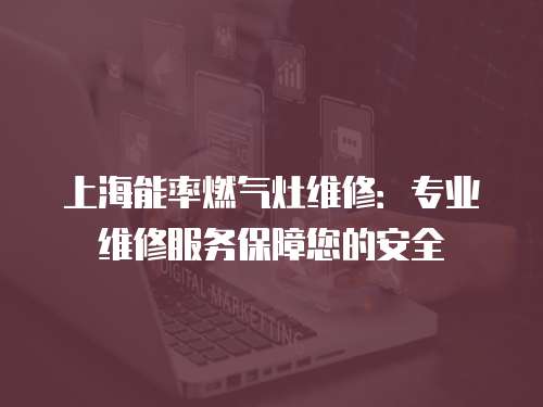 上海能率燃氣灶維修：專業維修服務保障您的安全