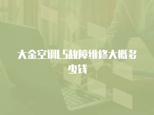 大金空調(diào)L5故障維修大概多少錢