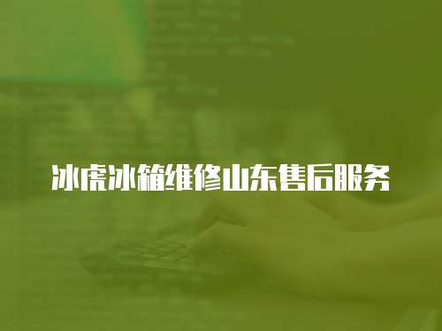 冰虎冰箱維修山東售后服務