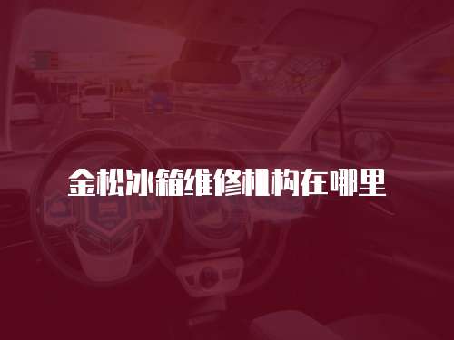 金松冰箱維修機構(gòu)在哪里