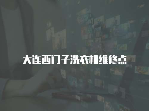 大連西門子洗衣機維修點