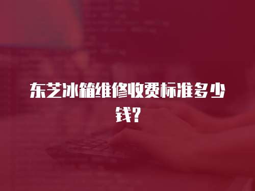東芝冰箱維修收費標準多少錢？