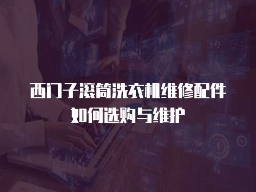 西門子滾筒洗衣機(jī)維修配件如何選購與維護(hù)