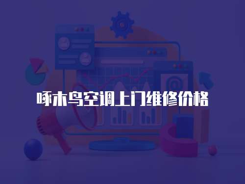 啄木鳥空調(diào)上門維修價格