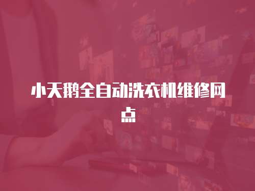 小天鵝全自動洗衣機維修網點