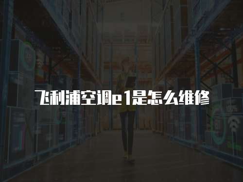 飛利浦空調(diào)e1是怎么維修