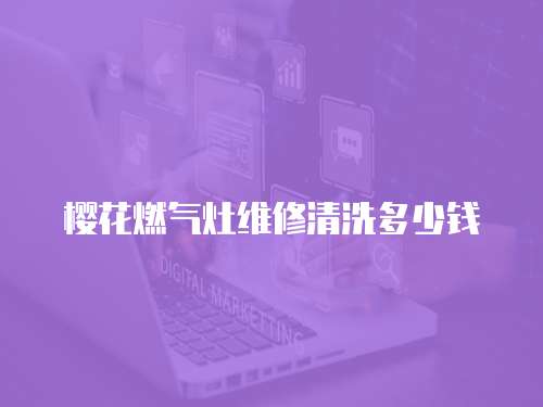 櫻花燃氣灶維修清洗多少錢