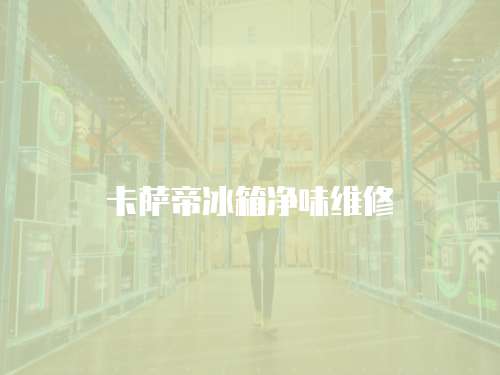 卡薩帝冰箱凈味維修