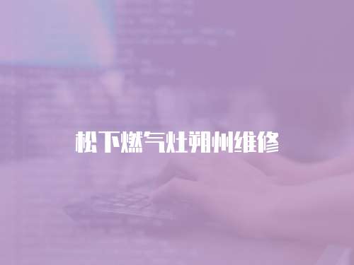 松下燃?xì)庠钏分菥S修