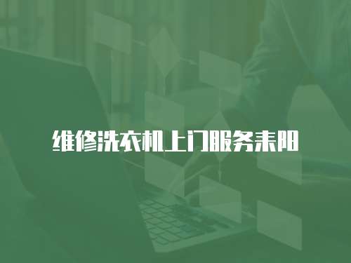 維修洗衣機上門服務耒陽