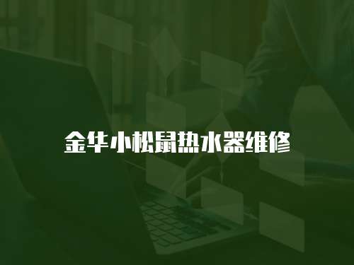 金華小松鼠熱水器維修