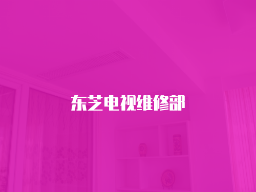 東芝電視維修部