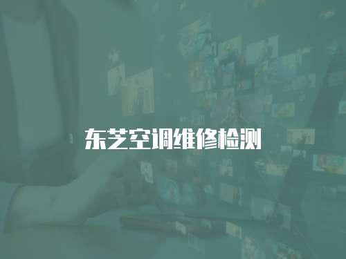 東芝空調維修檢測