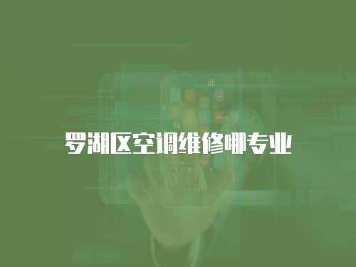 羅湖區(qū)空調(diào)維修哪專業(yè)