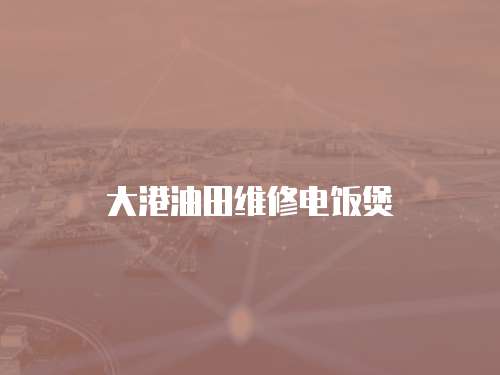 大港油田維修電飯煲