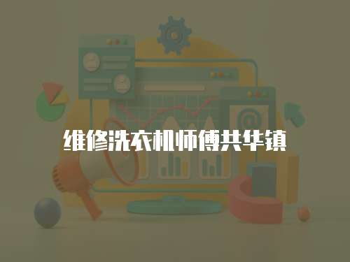 維修洗衣機師傅共華鎮