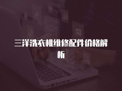三洋洗衣機(jī)維修配件價(jià)格解析